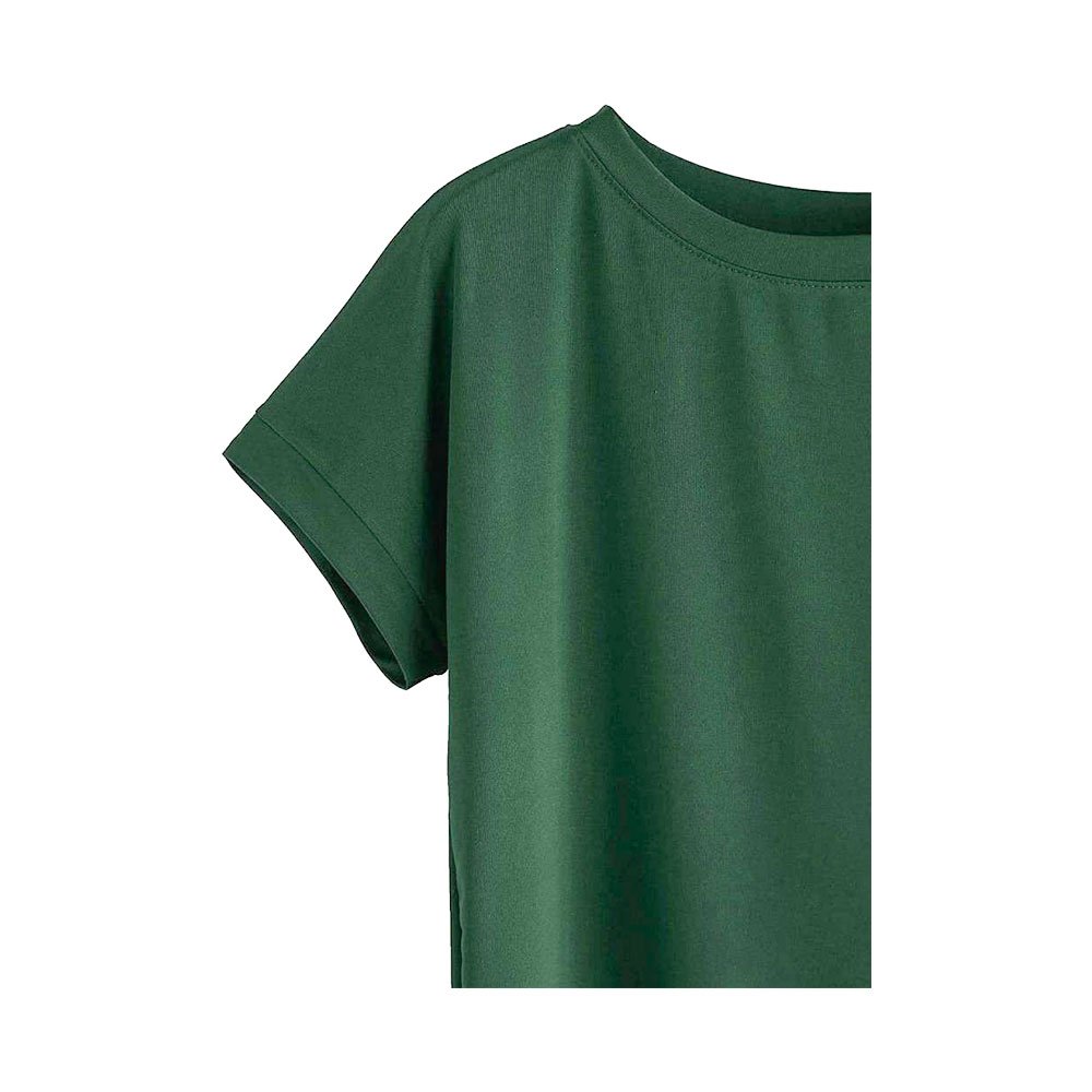 Women Solid Round Neck Cotton T-Shirt - الصورة 11