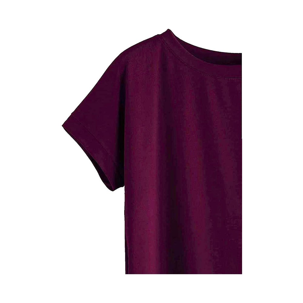 Women Solid Round Neck Cotton T-Shirt - الصورة 15