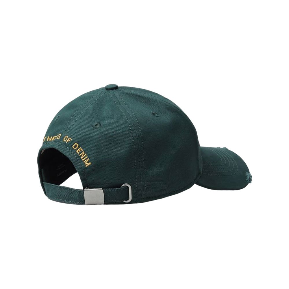 Jack & Jones Men Green & Yellow Embroidered Cap - الصورة 4
