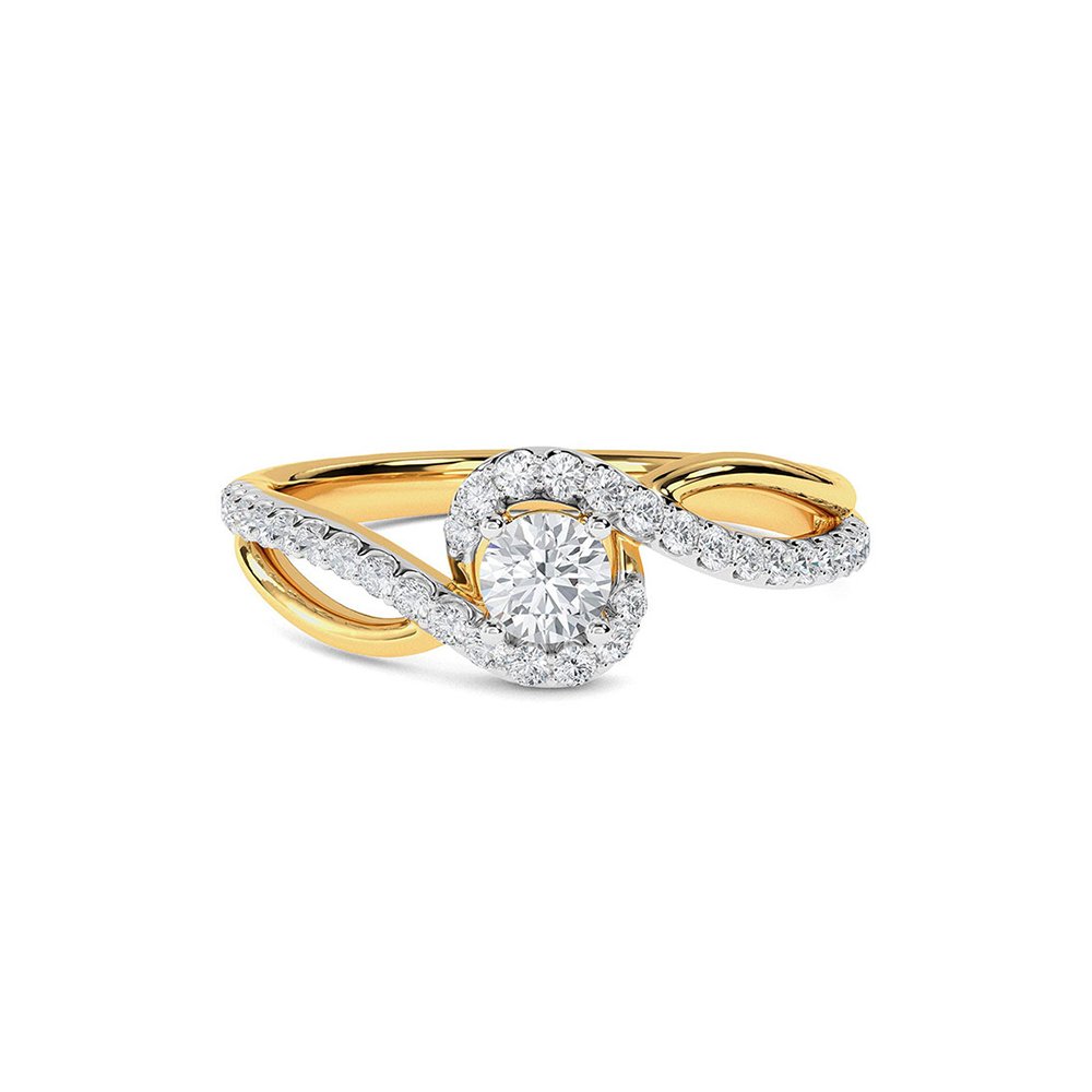Real Diamond Jewellery Gold Diamond Ring - الصورة 5