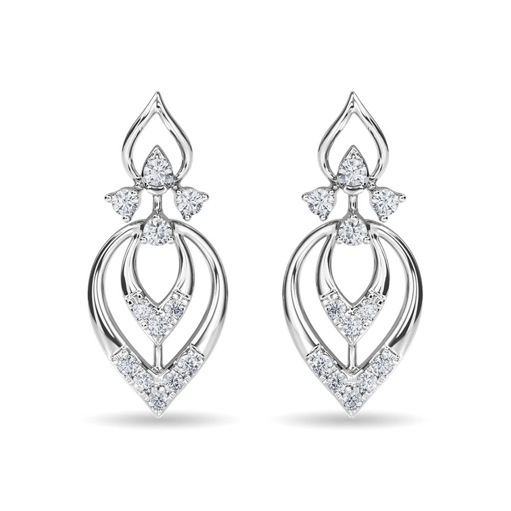 Diamond Stud Eulla Earring Rose Gold - الصورة 6