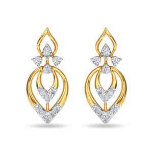 Diamond Stud Eulla Earring Rose Gold