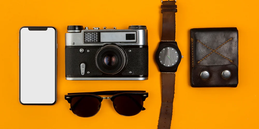 top-view-top-important-traveling-tools 1